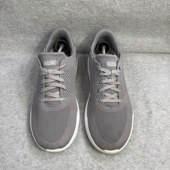 Kizik Shoes Mens Size 10 Wide Athens Grey White Step in Comfort Recovery Sneaker main image 5